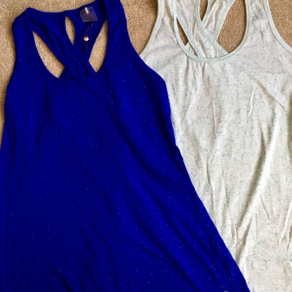 2 CALIA Keyhole  Racerback Atheltic Tank Top